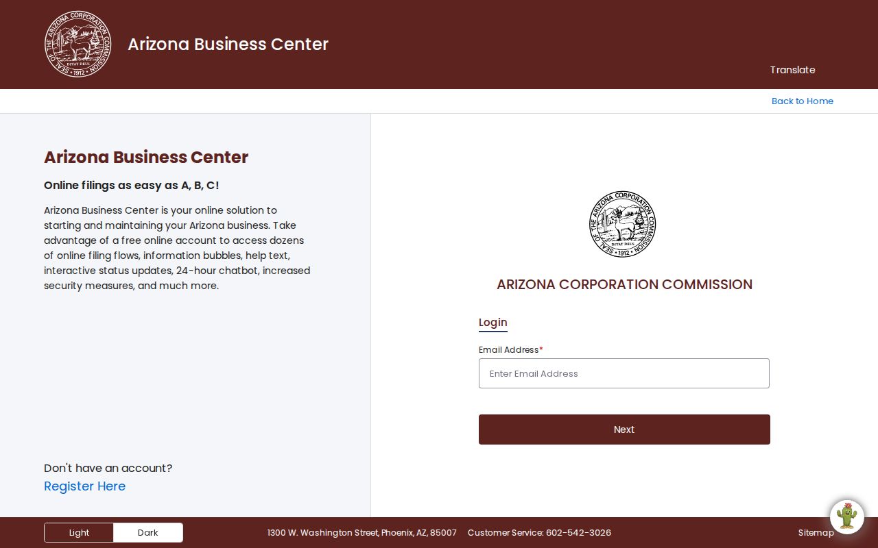 Buckeye neighbors block lookup using Arizona corporation entity search
