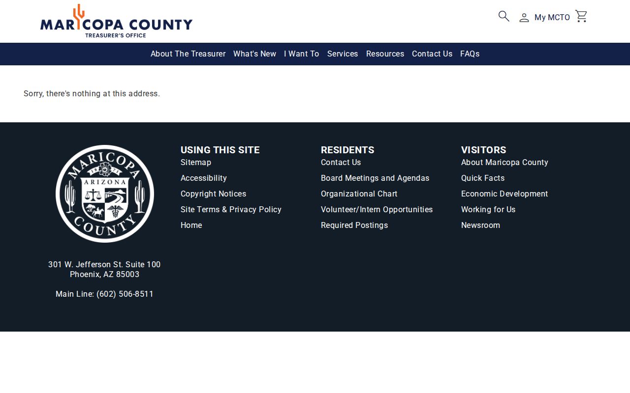 Buckeye street directory Maricopa County property tax search